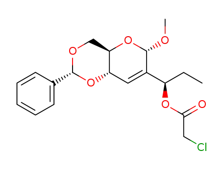 Chloro-acetic acid (R)-1-((2R,4aR,6S,8aS)-6-methoxy-2-phenyl-4,4a,6,8a-tetrahydro-pyrano[3,2-d][1,3]dioxin-7-yl)-propyl ester