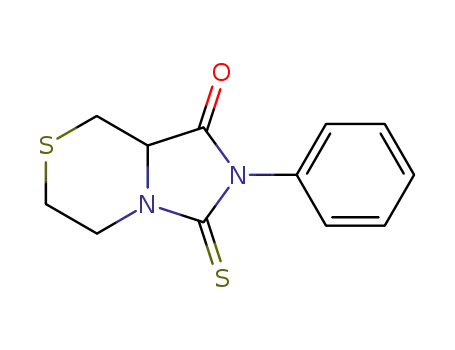3-phenyl-3-oxo-7-thia-1,3-diazabicyclo<4.3.0>nonane-2-thione