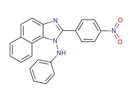 1-Anilino-2-(p-nitrophenyl)naphth<1,2-d>imidazole