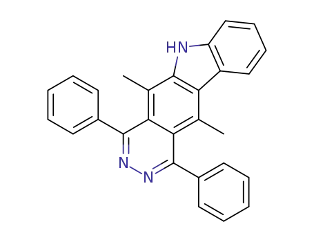 5,11-dimethyl-1,4-diphenyl-6H-pyridazo<4,5-b>carbazole
