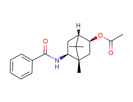 5-exo-acetoxy, 2-exo-benzoylamino, bornane