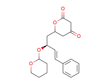 2H-Pyran-2,4(3H)-dione,
dihydro-6-[4-phenyl-2-[(tetrahydro-2H-pyran-2-yl)oxy]-3-butenyl]-