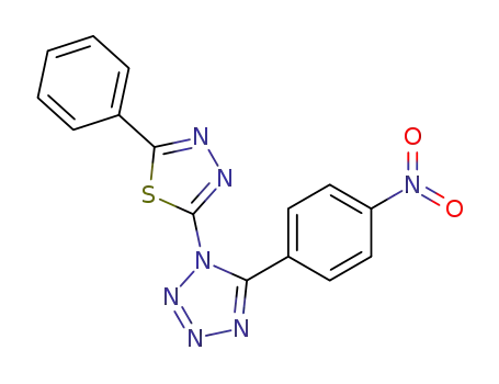 1-(5-phenyl-1,3,4-thiadiazol-2-yl)-5-(4-nitrophenyl)tetrazole