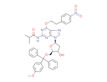 N<sup>2</sup>-isobutyryl5'-O-monomethoxytrityl-O<sup>6</sup>-<2-(p-nitrophenyl)ethyl>-2'-deoxyguanosine