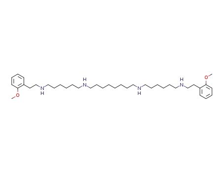 Molecular Structure of 141367-07-9 (1,8-Octanediamine, N,N'-bis[6-[[2-(2-methoxyphenyl)ethyl]amino]hexyl]-)