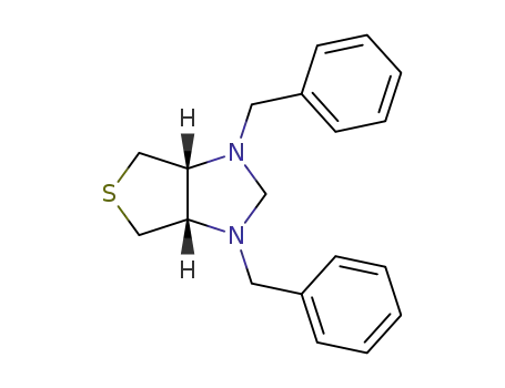 Molecular Structure of 95069-35-5 (1H-Thieno[3,4-d]imidazole, hexahydro-1,3-bis(phenylmethyl)-, cis-)