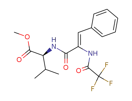 methyl ester of S-trifluoroacetyldehydrophenylalanylvaline