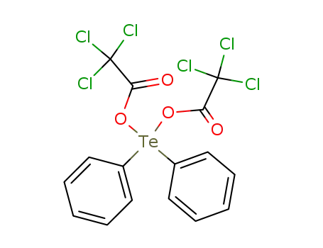 diphenyltellurium(IV) bis(trichloroacetate)