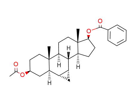6α,7α-cyclopropano-5α-androstane-3β,17β-diol 3-acetate 17-benzoate