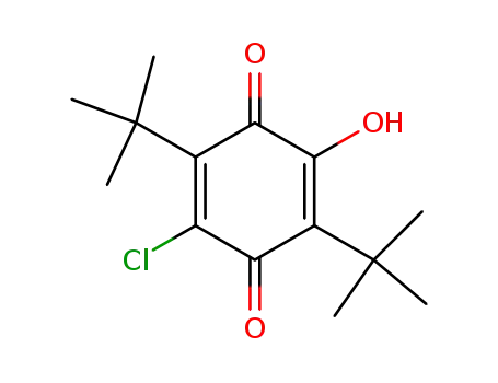 2,5-Di-tert-butyl-3-chloro-6-hydroxy-[1,4]benzoquinone