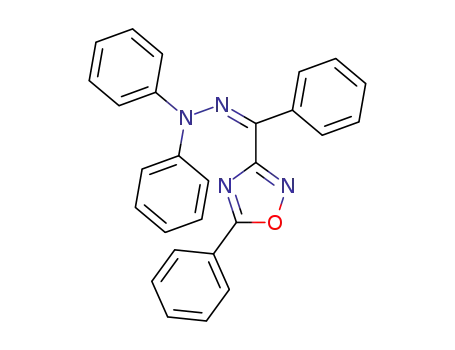 N,N-Diphenyl-N'-[1-phenyl-1-(5-phenyl-[1,2,4]oxadiazol-3-yl)-meth-(Z)-ylidene]-hydrazine