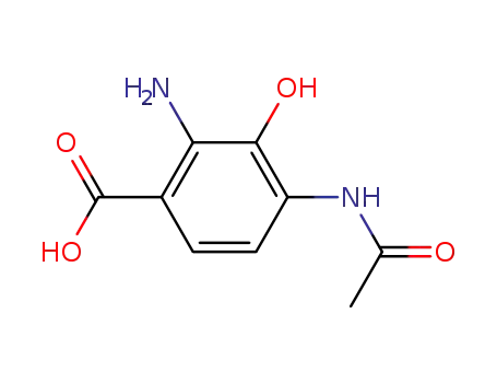 4-Acetylamino-2-amino-3-hydroxy-benzoic acid