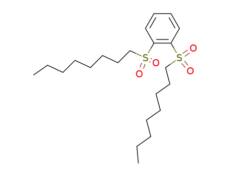 Molecular Structure of 135885-52-8 (Benzene, 1,2-bis(octylsulfonyl)-)