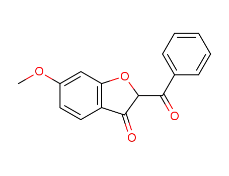 Molecular Structure of 69545-21-7 (3(2H)-Benzofuranone, 2-benzoyl-6-methoxy-)