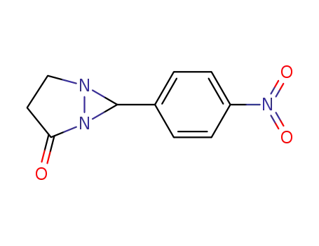 Molecular Structure of 88740-95-8 (1,5-Diazabicyclo[3.1.0]hexan-2-one, 6-(4-nitrophenyl)-)