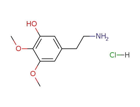 Phenol, 5-(2-aminoethyl)-2,3-dimethoxy-, hydrochloride