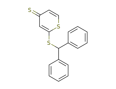 2-Benzhydrylsulfanyl-thiopyran-4-thione