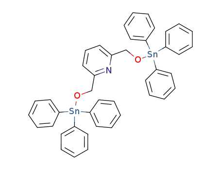 Molecular Structure of 90073-99-7 (Pyridine, 2,6-bis[[(triphenylstannyl)oxy]methyl]-)