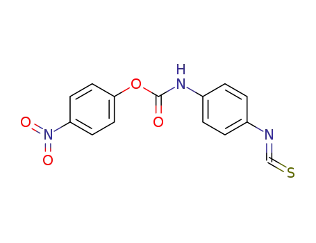 Molecular Structure of 78889-14-2 ((4-Isothiocyanato-phenyl)-carbamic acid 4-nitro-phenyl ester)