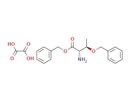 Molecular Structure of 15260-11-4 (O-Benzyl-L-threonine benzyl ester oxalate)