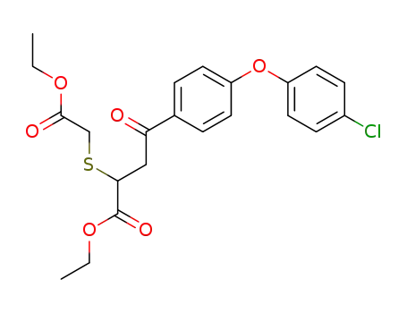 ethyl 3-<4-(4-chlorophenoxy)benzoyl>-2-ethoxycarbonylmethylthiopropionate
