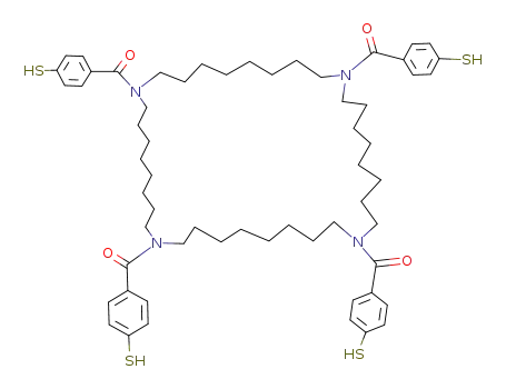 1,10,19,28-tetra(4-mercaptobenzoyl)-1,10,19,28-tetra-azacyclohexatriacontane