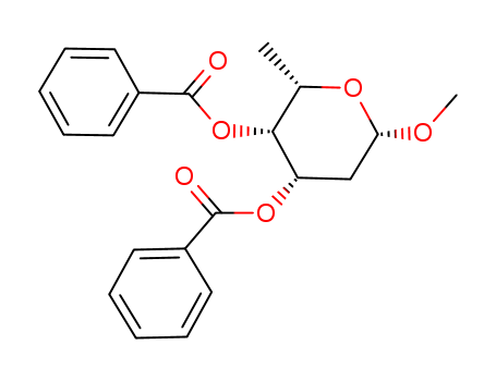 b-L-lyxo-Hexopyranoside, methyl2,6-dideoxy-, dibenzoate (9CI)