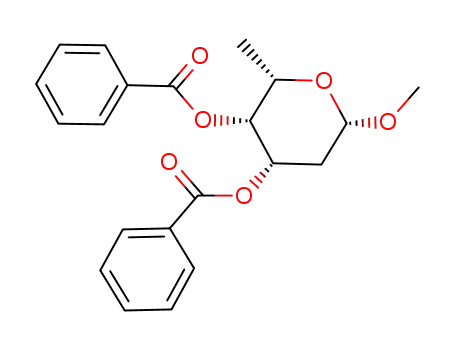 methyl 3,4-di-O-benzoyl-2,6-dideoxyhexopyranoside