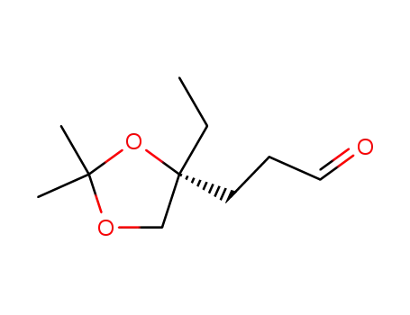 (4R)-4-ethyl-4,5-dihydroxypentanal acetonide