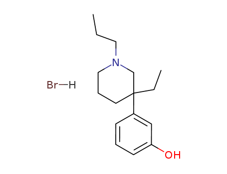 3-Ethyl-3-(3-hydroxyphenyl)-1-propylpiperidine hydrobromide