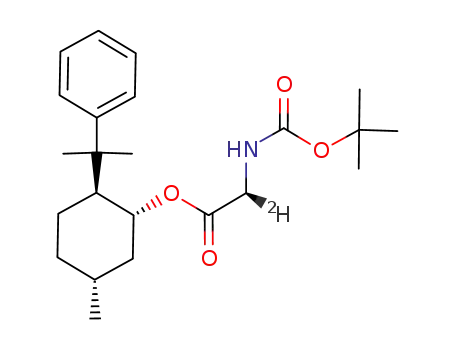 (1R,2S,5R)-2-(1-methyl-1-phenylethyl)-5-methylcyclohexyl (S)-2-<(tert-butoxycarbonyl)amino>-2-deuterioacetate