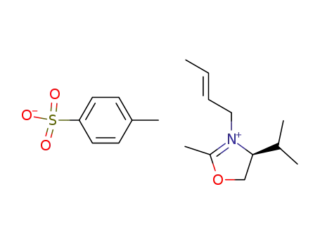 (S)-(-)-(E)-3-(2-butenyl)-4,5-dihydro-2-methyl-4-(1-methylethyl)oxazolium 4-methylbenzenesulfonate