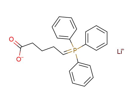 Pentanoic acid, 5-(triphenylphosphoranylidene)-, lithium salt