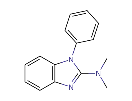 Molecular Structure of 76463-87-1 (2-dimethylamino-1-phenylbenzimidazole)