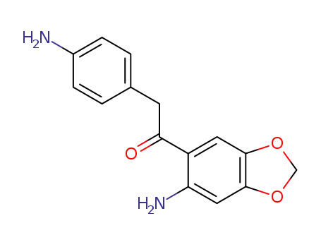 1-(6-Amino-benzo[1,3]dioxol-5-yl)-2-(4-amino-phenyl)-ethanone