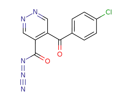 5-(4-Chlorobenzoyl)pyridazine-4-carbonyl azide