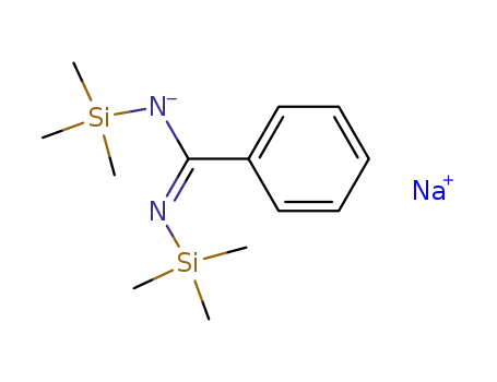 Molecular Structure of 129454-37-1 (natrium-N,N'-bis(trimethylsilyl)benzamidinat)