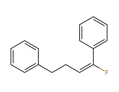 Benzene, 1,1'-(1-fluoro-1-butene-1,4-diyl)bis-, (E)-