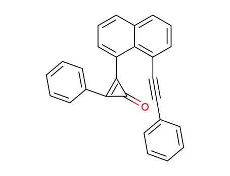 1-phenyl-2-<8-(phenylethynyl)-1-naphthyl>cyclopropenone