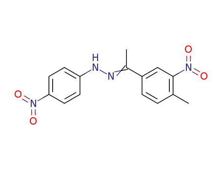 3-nitro-4-methylacetophenone p-nitrophenylhydrazone