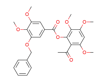 2-(3'-benzyloxy-4',5'-dimethoxy)benzoyloxy-3,4,6-trimethoxyacetophenone