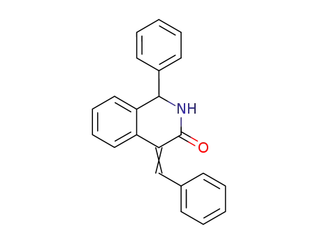 3(2H)-Isoquinolinone, 1,4-dihydro-1-phenyl-4-(phenylmethylene)-