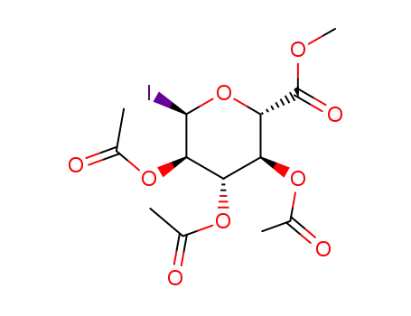 methyl (2,3,4-tri-O-acetyl-α-D-glucopyranosyl iodide)uronate