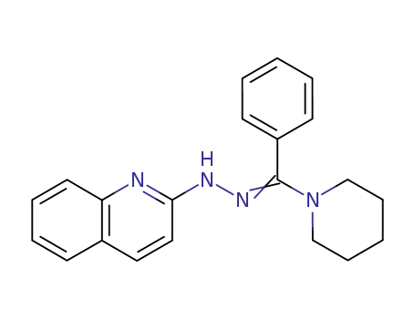 N-[1-Phenyl-1-piperidin-1-yl-meth-(Z)-ylidene]-N'-quinolin-2-yl-hydrazine