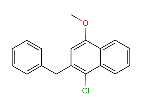 2-Benzyl-1-chloro-4-methoxy-naphthalene