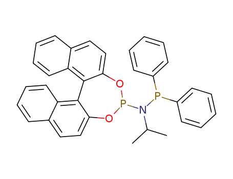 (racemic)-(1,1'-binaphthyl-2,2'-dioxy)PN(CHMe<sub>2</sub>)PPh<sub>2</sub>