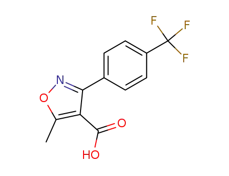 5-methyl-3-(4-trifluoromethylphenyl)isoxazole-4-formic acid
