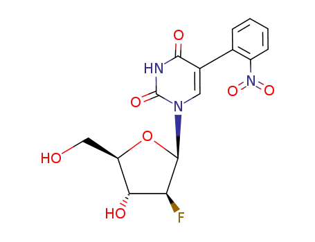 1-(2-deoxy-2-fluoro-β-D-arabinofuranosyl)-5-(o-nitrophenyl)uracil