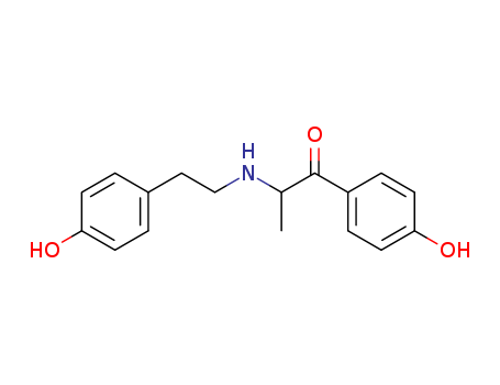 2-(4-Hydroxyphenethylamino)-1-(4-hydroxyphenyl)propan-1-one,779979-39-4