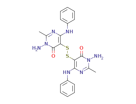 5,5'-Dithio-bis-(3-amino-6-anilino-2-methyl)-(3H)-pyrimid-4-on